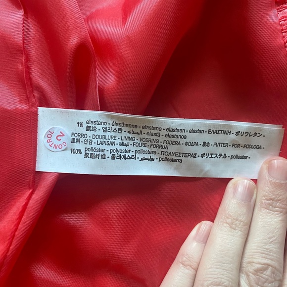 NWT ZARA Oversize Barbie Blazer Jacket Pink 🍉WATERMELON 🍉 Boucle XS S textured - Picture 7 of 9